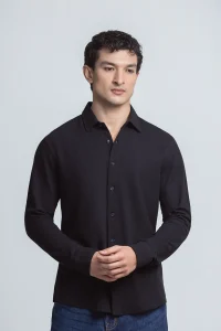 Classic Black Premium Formal Shirt