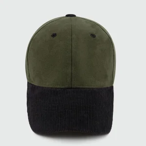 Olive Green & Black Premium Cap